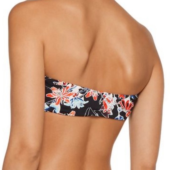 Tart Floral Front Twist Bandeau 2-Piece Bikini with Side Tie Bikini Bottoms - Picture 4 of 10